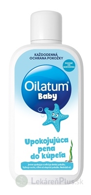 Oilatum BABY upokojujúca pena do kúpeľa vhodná od narodenia 1x400 ml