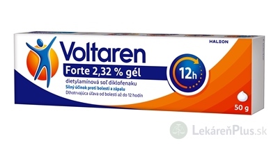Voltaren Forte 2,32 % gél gel (tuba LDPE/Al/LLDPE/HDPE/Antiblock Masterbatch so závit.uzáver.) 1x50 g