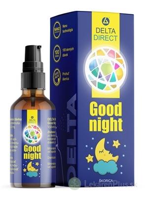 DELTA DIRECT Good Night ŠKORICA sprej, nano (100 denných dávok) 1x30 ml