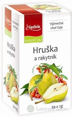 APOTHEKE PREMIER SELECTION ČAJ HRUŠKA A RAKYTNÍK 20x2 g (40 g)