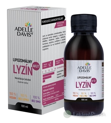 Adelle Davis Lipozomálny LYZÍN AKUT 1x100 ml