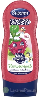 BUBCHEN KIDS SHP+SPRCH. GÉL 2v1 VESELÁ MALINA (inov.2021) 1x230 ml