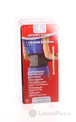 Mueller Adjustable Back Brace bedrový pás 1x1 ks