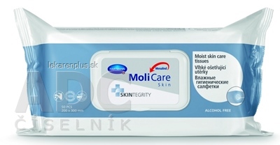 MoliCare SKIN Vlhké ošetrovacie utierky (modrá rada) 1x50 ks