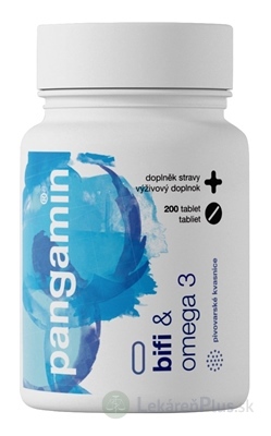 PANGAMIN BIFI + OMEGA 3 tbl (dóza) 1x200 ks