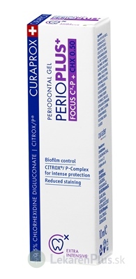 CURAPROX Perio Plus Focus CHX 0,50 % zubný gél 1x10 ml