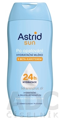 ASTRID SUN Hydratačné mlieko po opaľovaní s beta-karoténom 1x200 ml