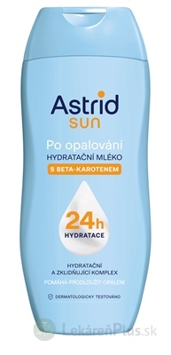 ASTRID SUN Hydratačné mlieko po opaľovaní s beta-karoténom 1x200 ml