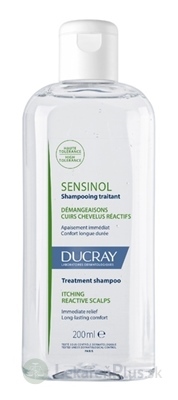 DUCRAY SENSINOL Ošetrujúci šampón pri svrbení a podráždenej vlasovej pokožke 1x200 ml