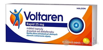 Voltaren Rapid 25 mg cps mol (blis.PVC/PVDC/Al) 1x20 ks
