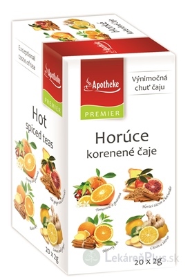 APOTHEKE PREMIER SELECTION Horúce korenené čaje 20x2 g (40 g)