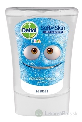 Dettol Kids Dobrodruh (Aloe Vera) náplň do bezdotykového dávkovača mydla 1x250 ml