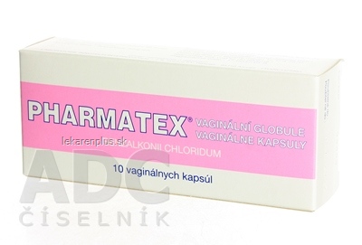 PHARMATEX 18,9 mg vaginálne čapíky (kapsuly) sup vag (blis.PVC/LDPE) 18,9 mg 1x10 ks