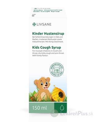LIVSANE Detský sirup proti kašľu 1x150 ml