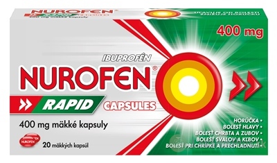 NUROFEN Rapid 400 mg Capsules cps mol 1x20 ks