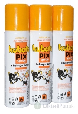 Kubatol Pix spray s bukovým dechtom, pre zvieratá, 1x150 ml