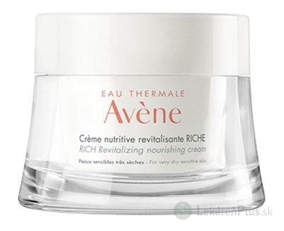 AVENE CREME NUTRITIVE REVITALISANTE RICHE revitalizačný veľmi výživný krém, citlivá pleť 1x50 ml