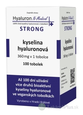 N-Medical Hyaluron STRONG cps kyselina hyalurónová 1x100 ks