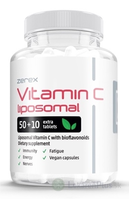 Zerex Vitamín C v lipozomálnej forme cps s bioflavonoidmi 1x60 ks