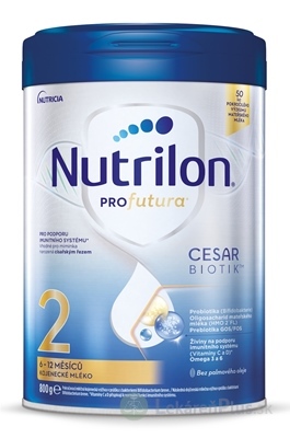 Nutrilon 2 Profutura CESARBIOTIK následná dojčenská výživa (6-12 mesiacov) 1x800 g