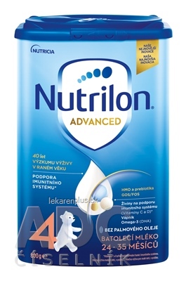 Nutrilon Advanced 4 batoľacia mliečna výživa v prášku (24-35 mesiacov) 6x800 g (4800 g)
