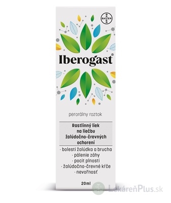Iberogast sol por (fľ.skl.hnedá) 1x20 ml