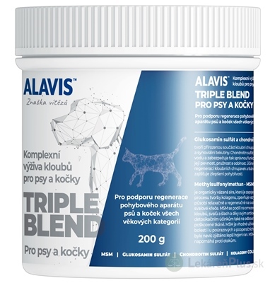 ALAVIS TRIPLE BLEND Pre psy a mačky prášok 1x200 g