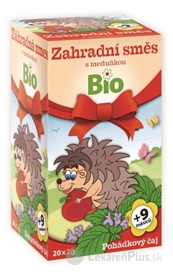 APOTHEKE ROZPRÁVKA Záhradná zmes s medovkou Bio ovocný čaj (od ukončeného 9. mesiaca) 20x2 g (40 g)