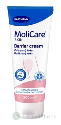 MoliCare SKIN Bariérový krém (bordový rad) 1x200 ml