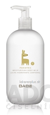 BABÉ DIEŤA Hydratačné telové mlieko (Pediatric Moisturising body milk) 1x500 ml