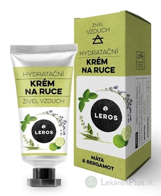 LEROS HYDRATAČNÝ KRÉM NA RUKY ŽIVEL VZDUCH s mätou a bergamotom 1x30 ml