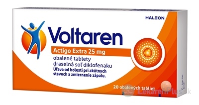 Voltaren Actigo Extra 25 mg tbl obd (blis.PVC/PE/PVDC/Al) 1x20 ks