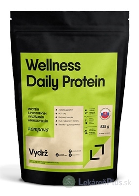 kompava WELLNESS Daily PROTEIN prášok, príchuť kokos a čokoláda, 1x525 g