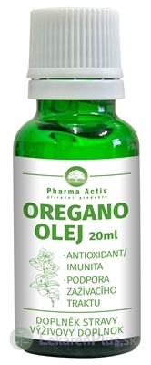 Pharma Activ OREGANO OLEJ kvapky 1x20 ml