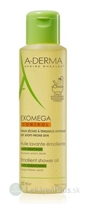 A-DERMA EXOMEGA CONTROL HUILE LAVANTE ÉMOLLIENTE zvláčňujúci sprchovací olej 1x500 ml