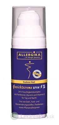 ALLERGIKA KRÉM NA TVÁR UREA 5% 1x50 ml