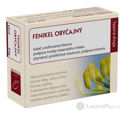 HANUS FENIKEL OBYČAJNÝ PLOD vákuové bal. 1x65 g