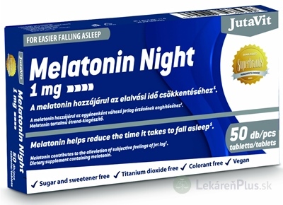 JutaVit Melatonín Night 1 mg tbl 1x50 ks