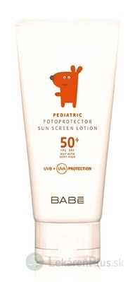 BABÉ SLNKO Mlieko na opaľovanie pre deti SPF 50+ (Pediatric Sunscreen Lotion) 1x100 ml