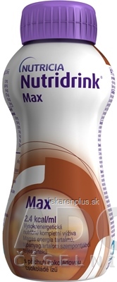 Nutridrink Max s čokoládovou príchuťou (inov.2021) 4x300 ml (1200 ml)