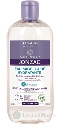 JONZAC Rehydrate Hydratačná MICELÁRNA VODA BIO 1x500 ml