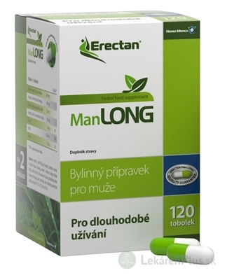 Erectan ManLONG cps bylinný prípravok pre mužov 1x120 ks