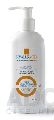 HYALURMED ochranný opaľovací krém s kyselinou hyalurónovou 1x200 ml