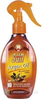 SUN ARGAN OIL opaľovacie MLIEKO SPF 10 1x200 ml