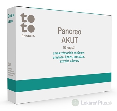 TOTO Pancreo AKUT cps 1x10 ks