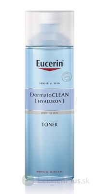 Eucerin DermatoCLEAN HYALURON TONER Čistiaca VODA citlivá pleť 1x200 ml