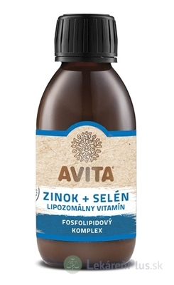 AVITA ZINOK + SELÉN LIPOZOMALNÝ VITAMÍN fosfolipidový komplex 1x200 ml