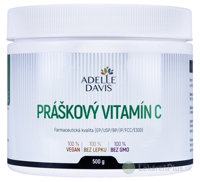 Adelle Davis Práškový VITAMÍN C 1x500 g