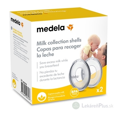 MEDELA Misky na zachytenie mlieka 1x2 ks
