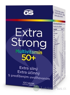 GS Extra Strong Multivitamín 50+ tbl 1x100 ks